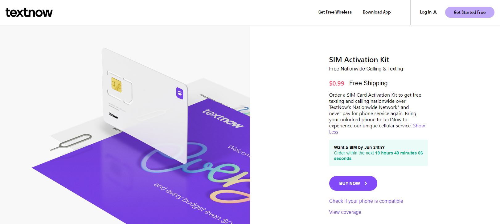 Textnow $1 sim for free texts and calls | Miles per Day